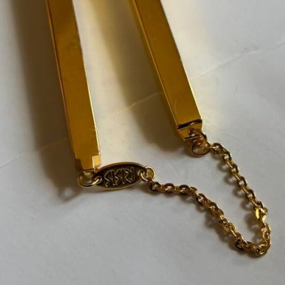 NEW! RISIS Gold Gilded Encapsulated 24 kt Chopsticks And Carp Rest Holder - Picture 3 of 6